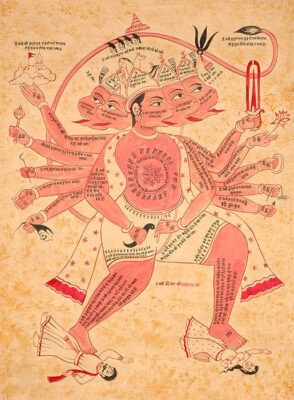 tantric_diagram_of_fivefaced_lord_hanuman_wi11
